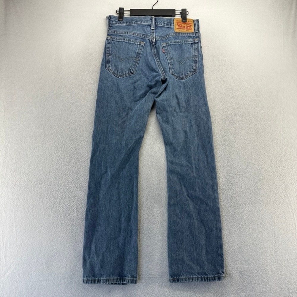 Levis Jeans Mens 29x32 Blue 517 Bootcut Denim Western Cowboy Rodeo Rancher Boot